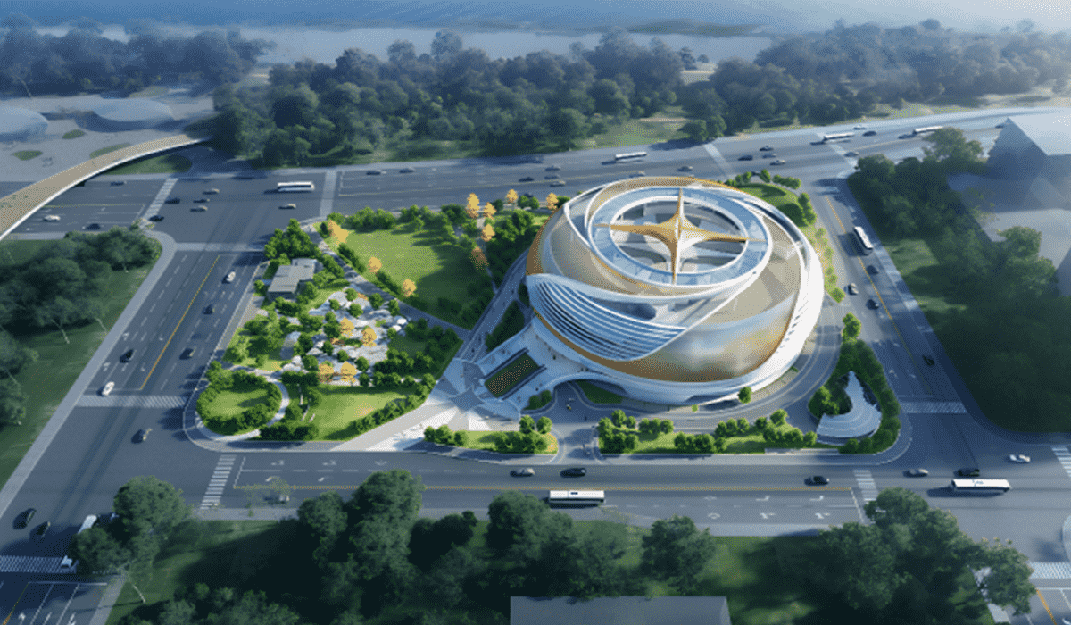 The Jiangnan Science City International Business Convention and Exhibition Center (Hangzhou Government Storage [2023] No. 124) and the underground parking lot on the south side (civil air defense project)